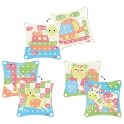 Quercetti Playeco Insteek Mozaïek Groot, 41dlg.