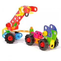 Quercetti Tecno Jumbo met Opbergbox, 84dlg.