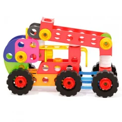 Quercetti Tecno Jumbo met Opbergbox, 84dlg.