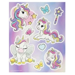 Raamstickers Eenhoorn, 16x21cm