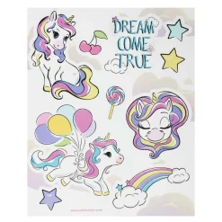 Raamstickers Eenhoorn, 16x21cm