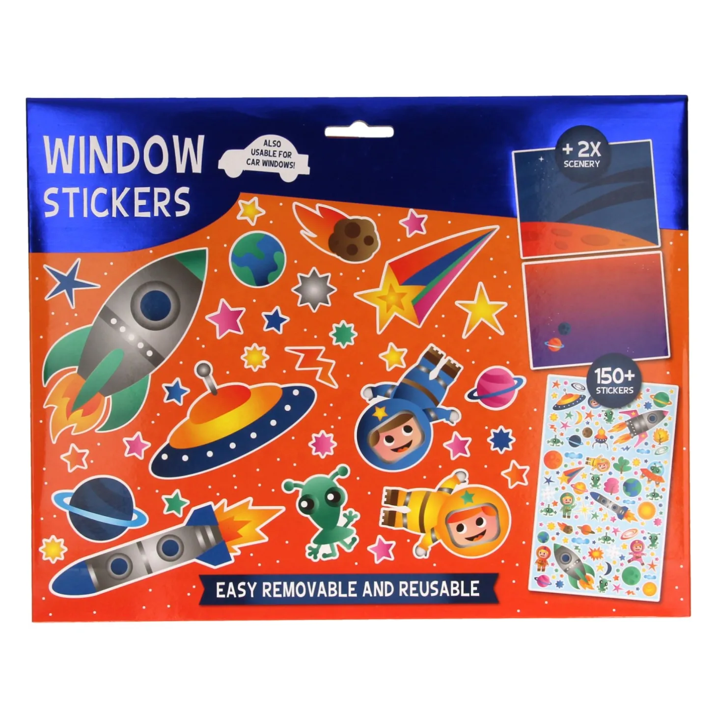 Raamstickers Hip, 4ass