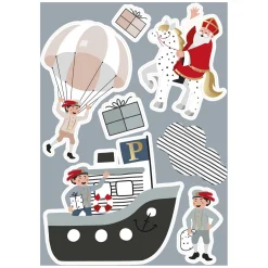 Raamstickers Sint & Co.