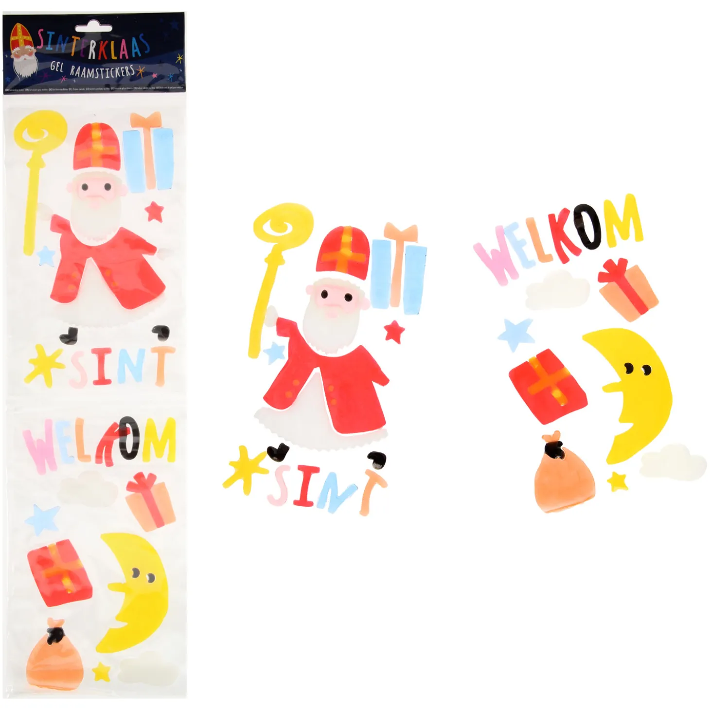 Raamstickers Sinterklaasfeest