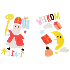 Raamstickers Sinterklaasfeest