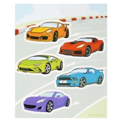 Raamstickers Voertuigen, 16x21cm