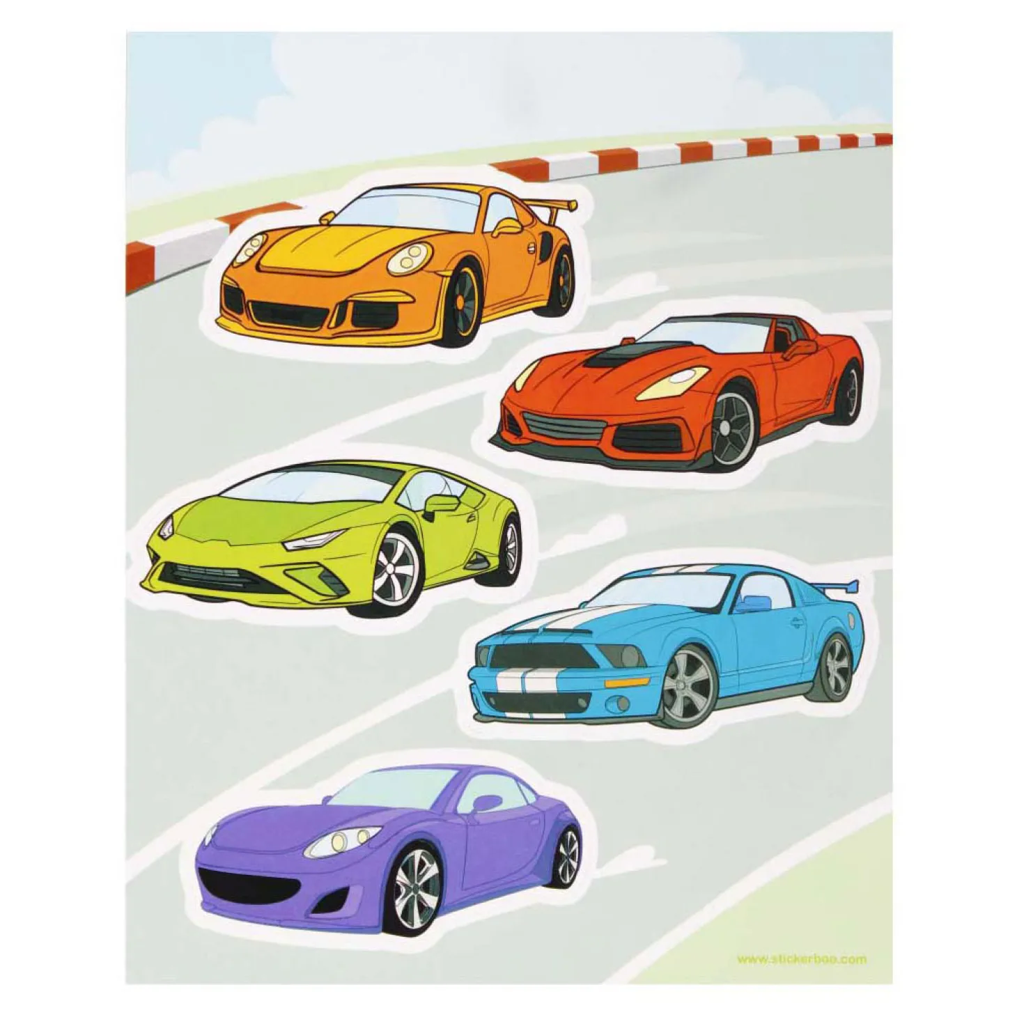 Raamstickers Voertuigen, 16x21cm