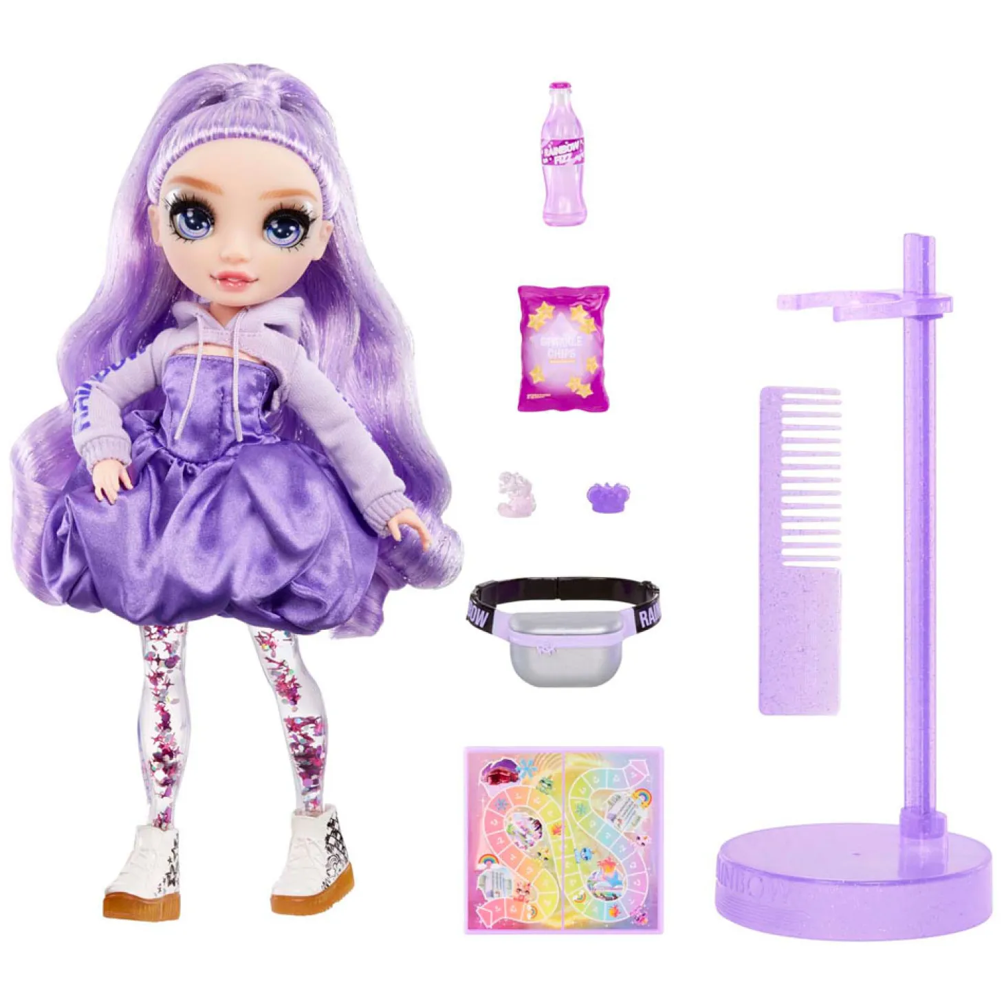 Rainbow High Sparkle & Shine Modepop - Viola
