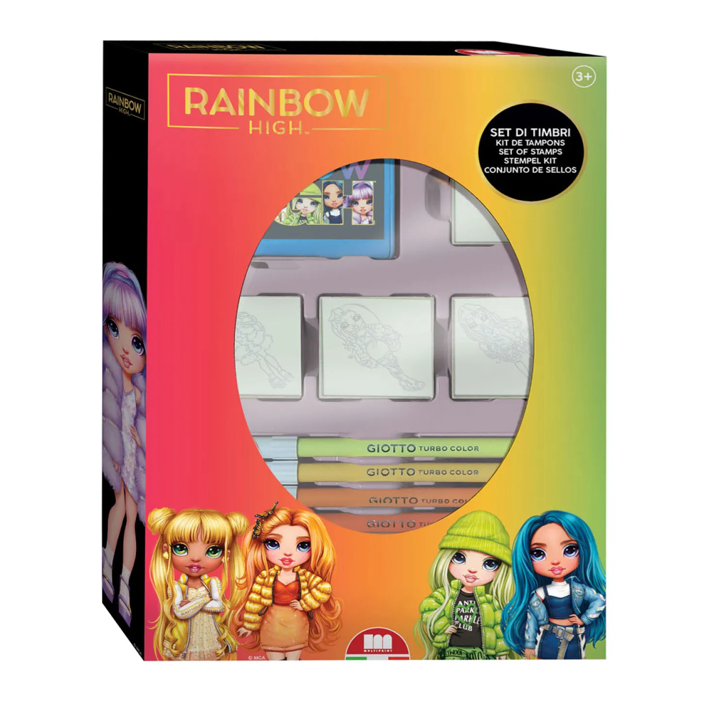 Rainbow High Stempelset met 4 Stempels