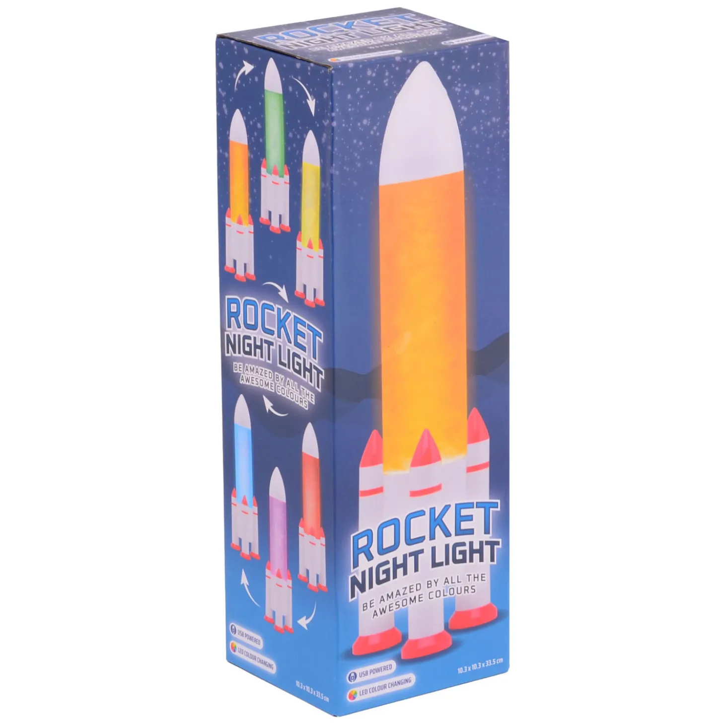 Raket Nachtlamp met USB Aansluiting