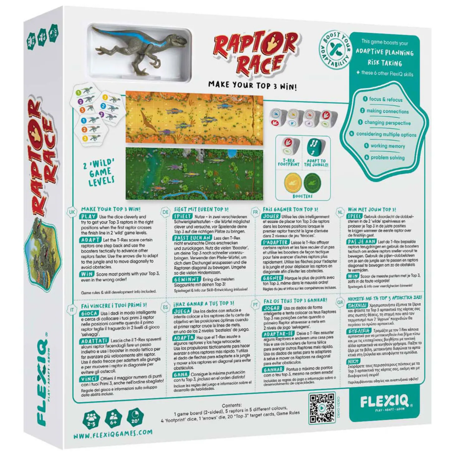 Raptor Race Tactisch Bordspel