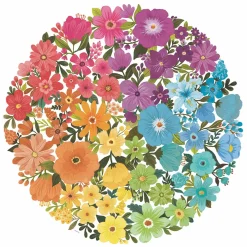 Ravensburger Circle of Colors Puzzels - Flowers, 500st.