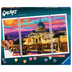 Ravensburger CreArt Schilderen op Nummer - Sunset in Rome