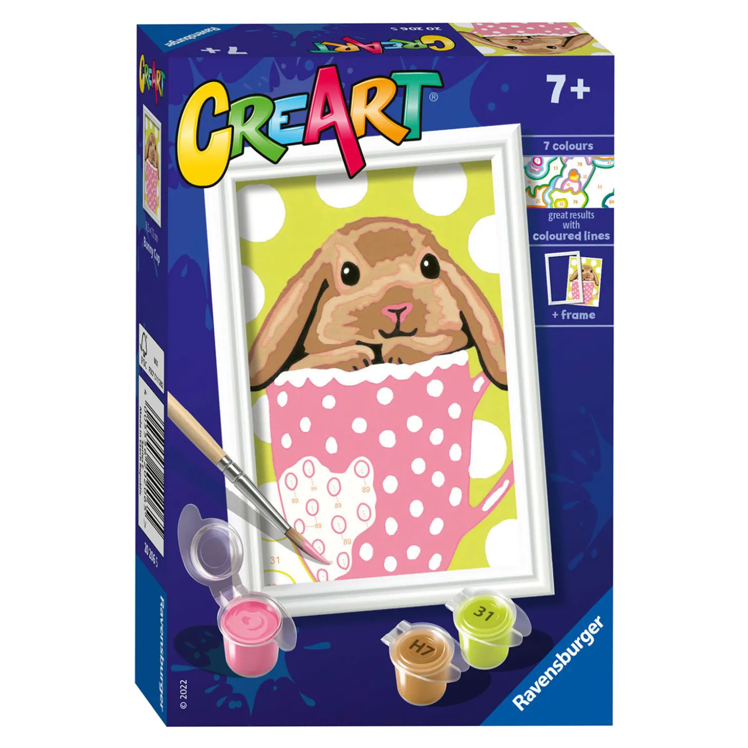 Ravensburger CreArt Schilderen op Nummer - Konijntje Beker