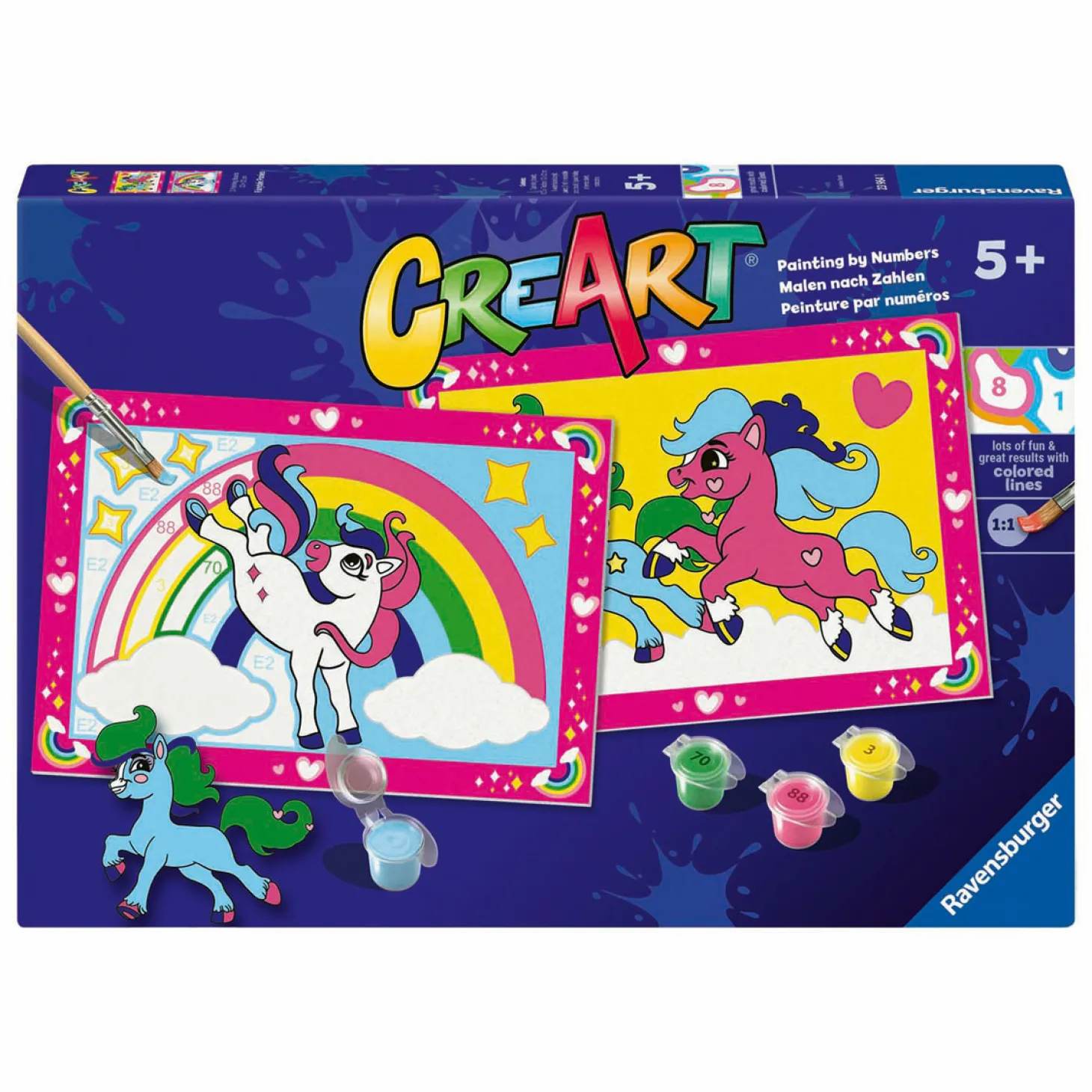 Ravensburger CreArt Schilderen op Nummer - Eenhoorn