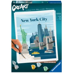 Ravensburger CreArt Schilderen op Nummer - Kleurrijk New York