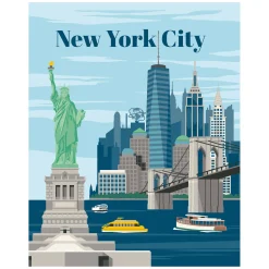 Ravensburger CreArt Schilderen op Nummer - Kleurrijk New York