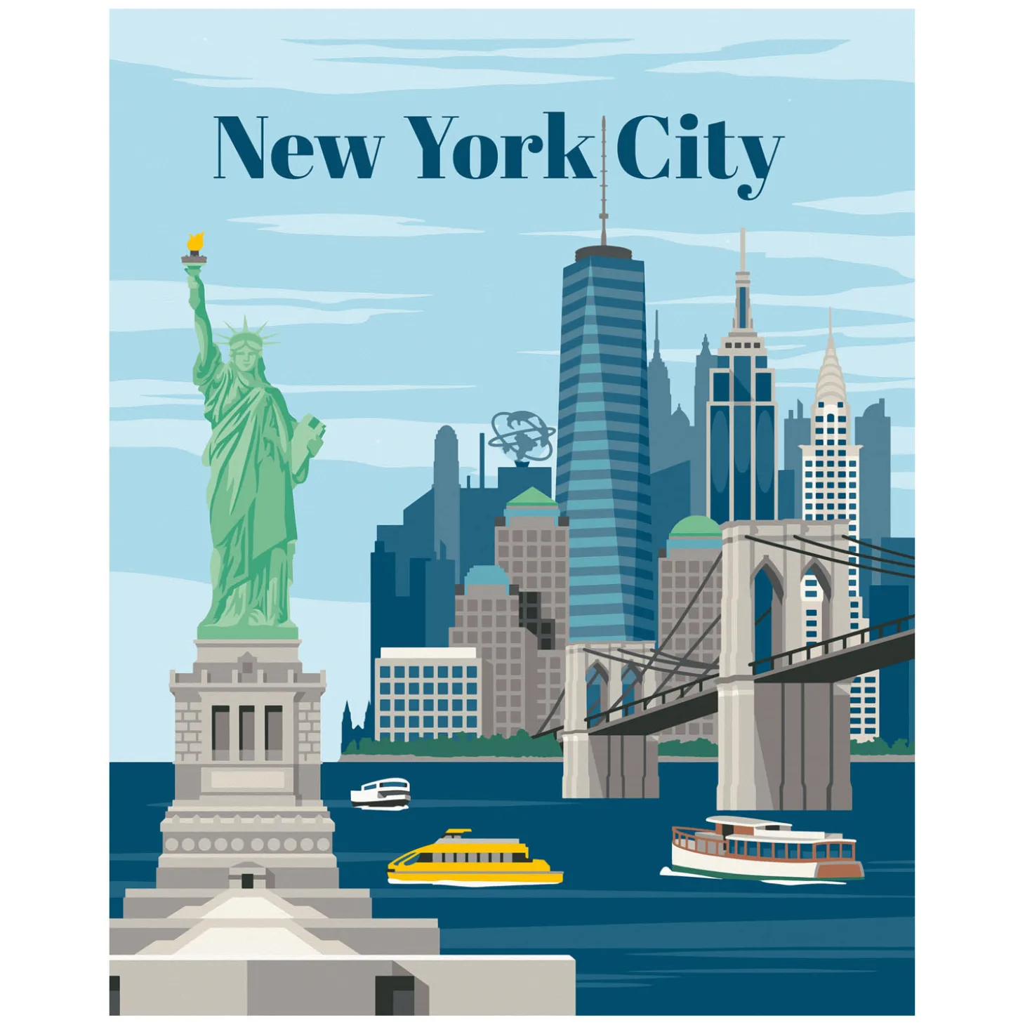 Ravensburger CreArt Schilderen op Nummer - Kleurrijk New York