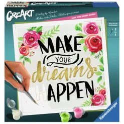 Ravensburger CreArt Schilderen op Nummer - Make Your Dreams Happen