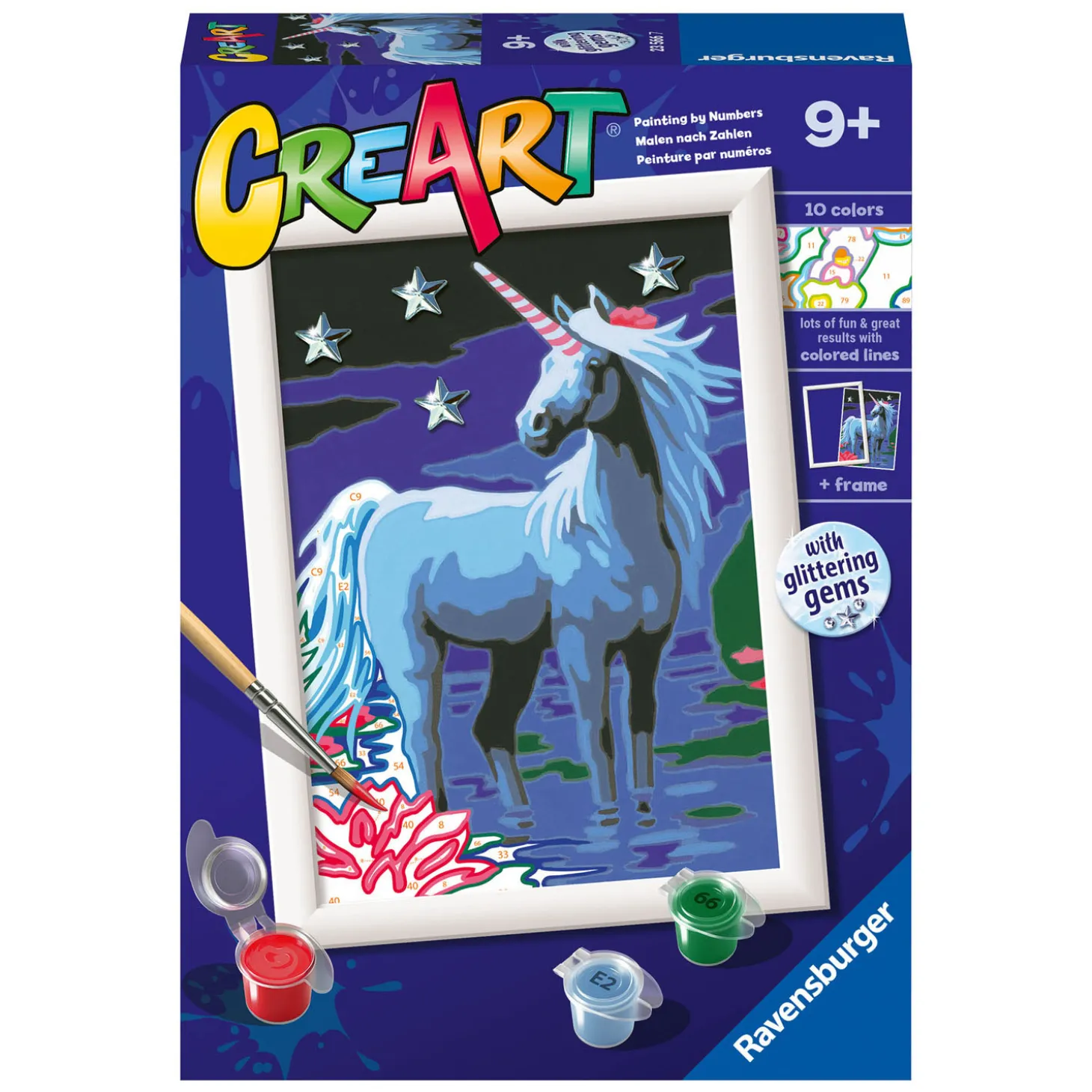 Ravensburger CreArt Schilderen op Nummer - Magische Eenhoorn