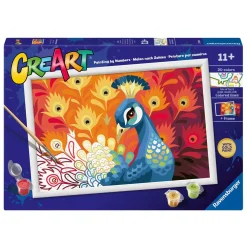 Ravensburger CreArt Schilderen op Nummer - Trotse Pauw
