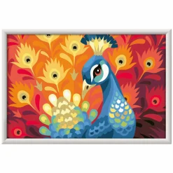 Ravensburger CreArt Schilderen op Nummer - Trotse Pauw