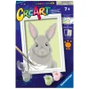 Ravensburger CreArt Schilderen op Nummer - Grijze Konijn