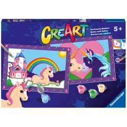 Ravensburger CreArt Schilderen op Nummer - Magische Eenhoorns
