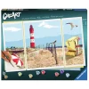 Ravensburger CreArt Schilderen op Nummer - Beside The Seaside