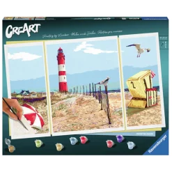 Ravensburger CreArt Schilderen op Nummer - Beside The Seaside