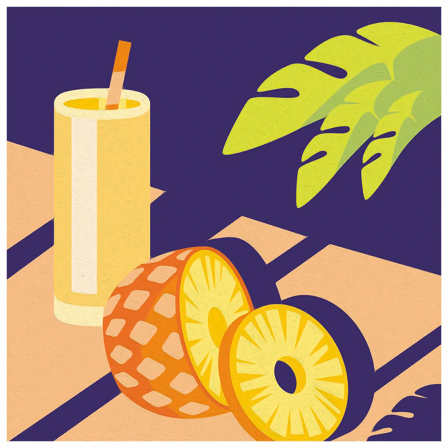 Ravensburger CreArt Schilderen op Nummer - Ananas