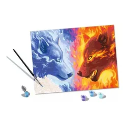 Ravensburger CreArt Schilderen op Nummer - Fire And Ice