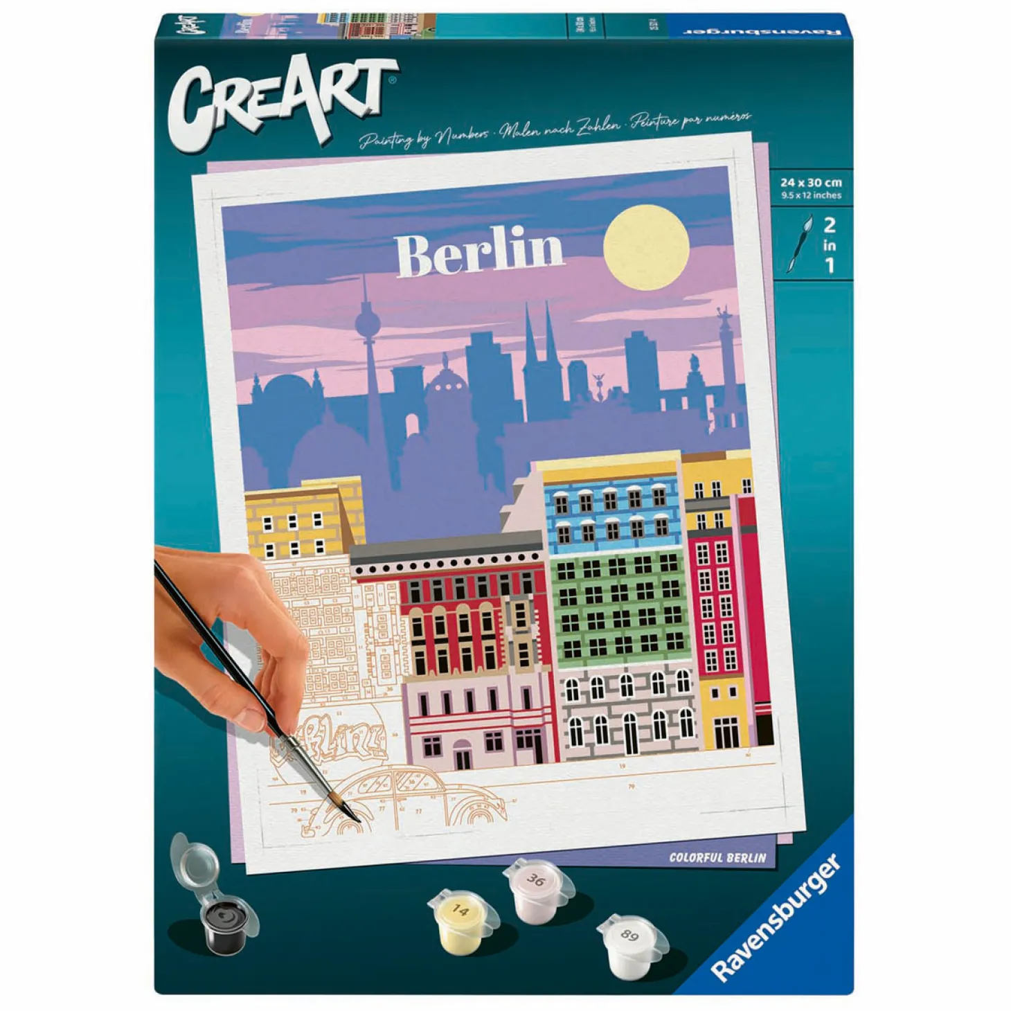 Ravensburger CreArt Schilderen op Nummer - Berlijn
