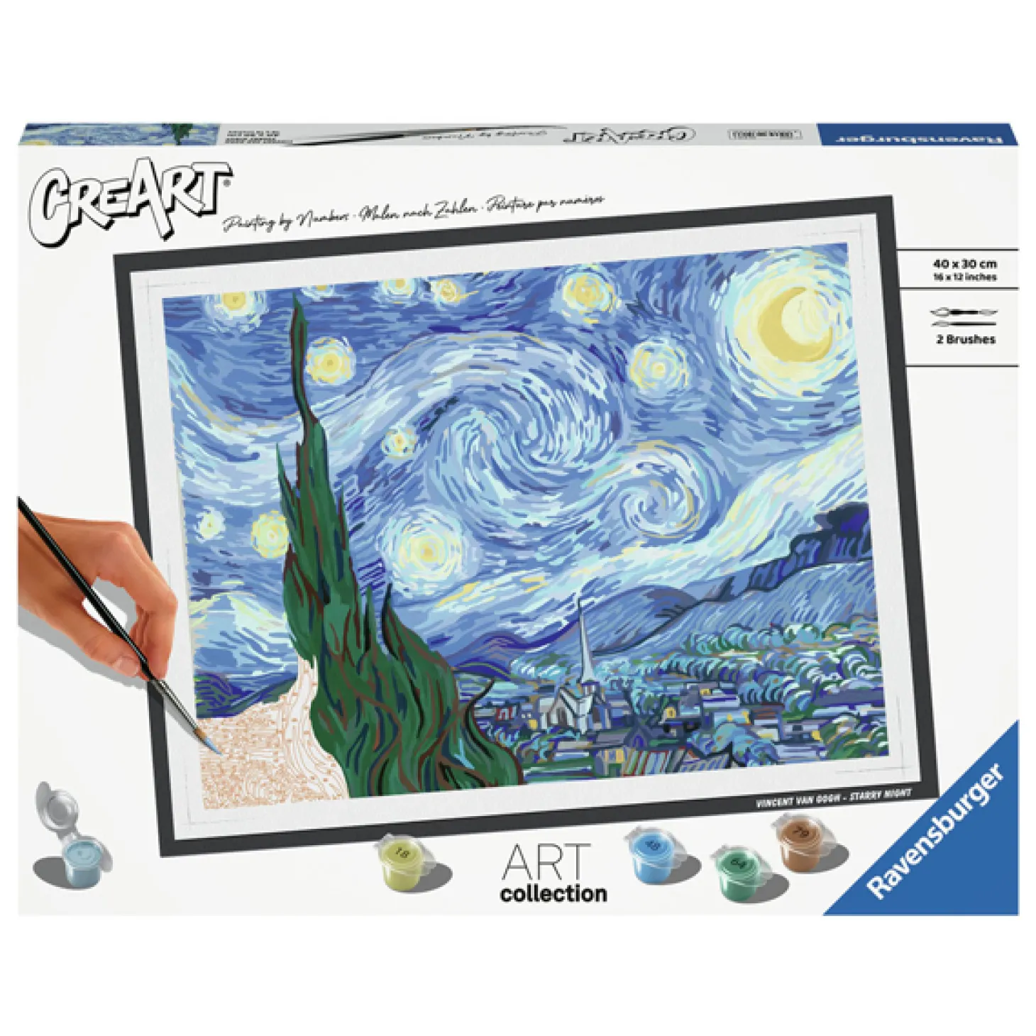 Ravensburger CreArt Schilderen op Nummer - The Starry Night Van Gogh