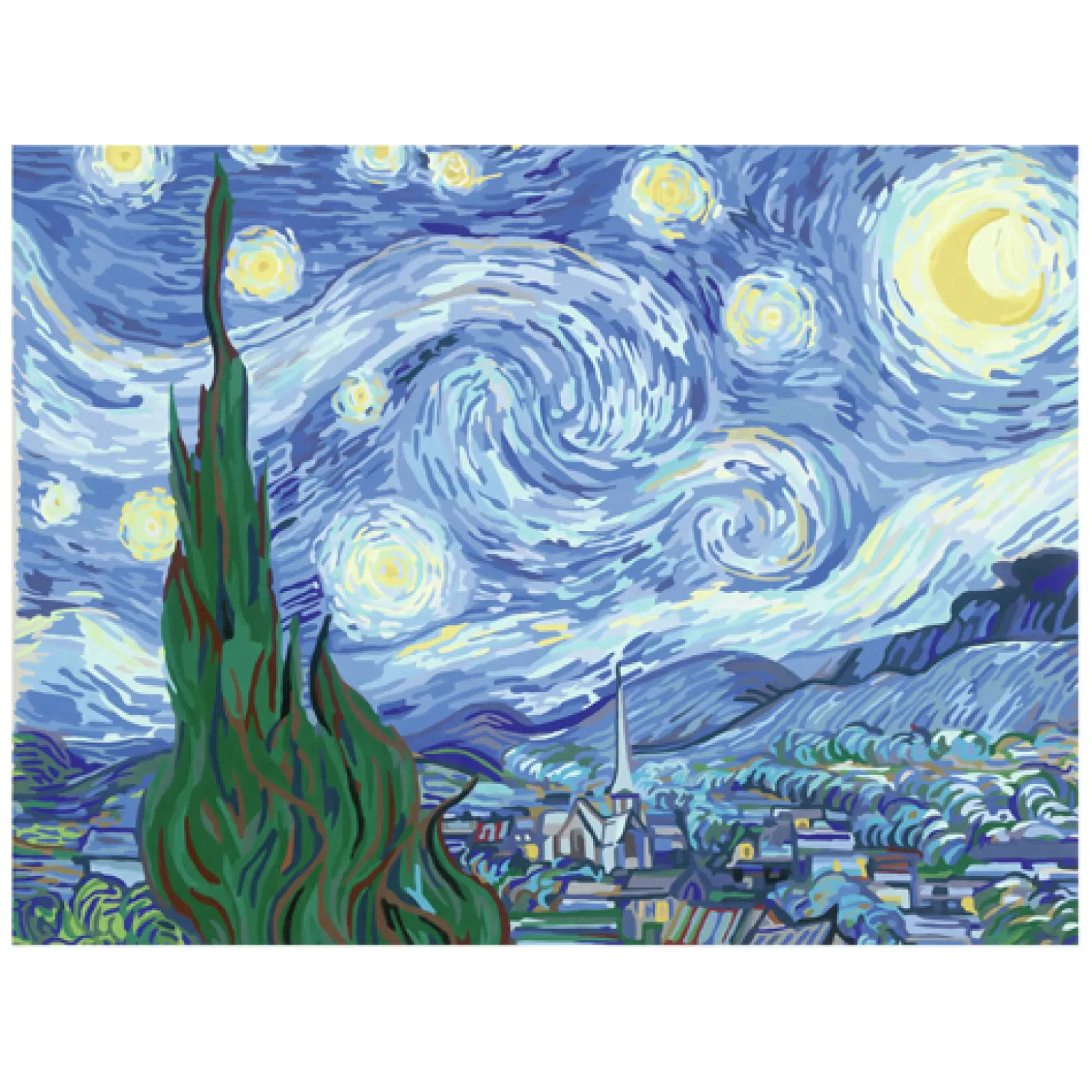 Ravensburger CreArt Schilderen op Nummer - The Starry Night Van Gogh