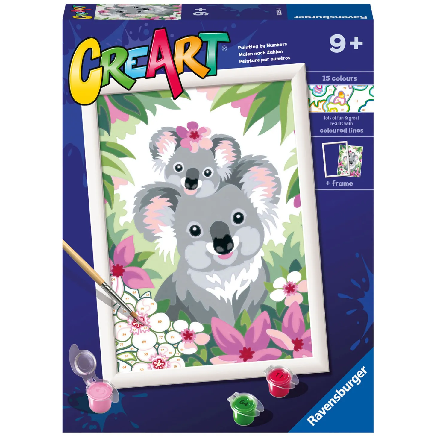 Ravensburger CreArt Schilderen op Nummer - Koala Schatjes