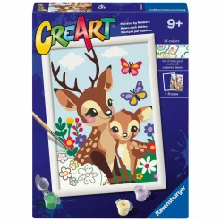 Ravensburger CreArt Schilderen op Nummer - Vrolijke Herten