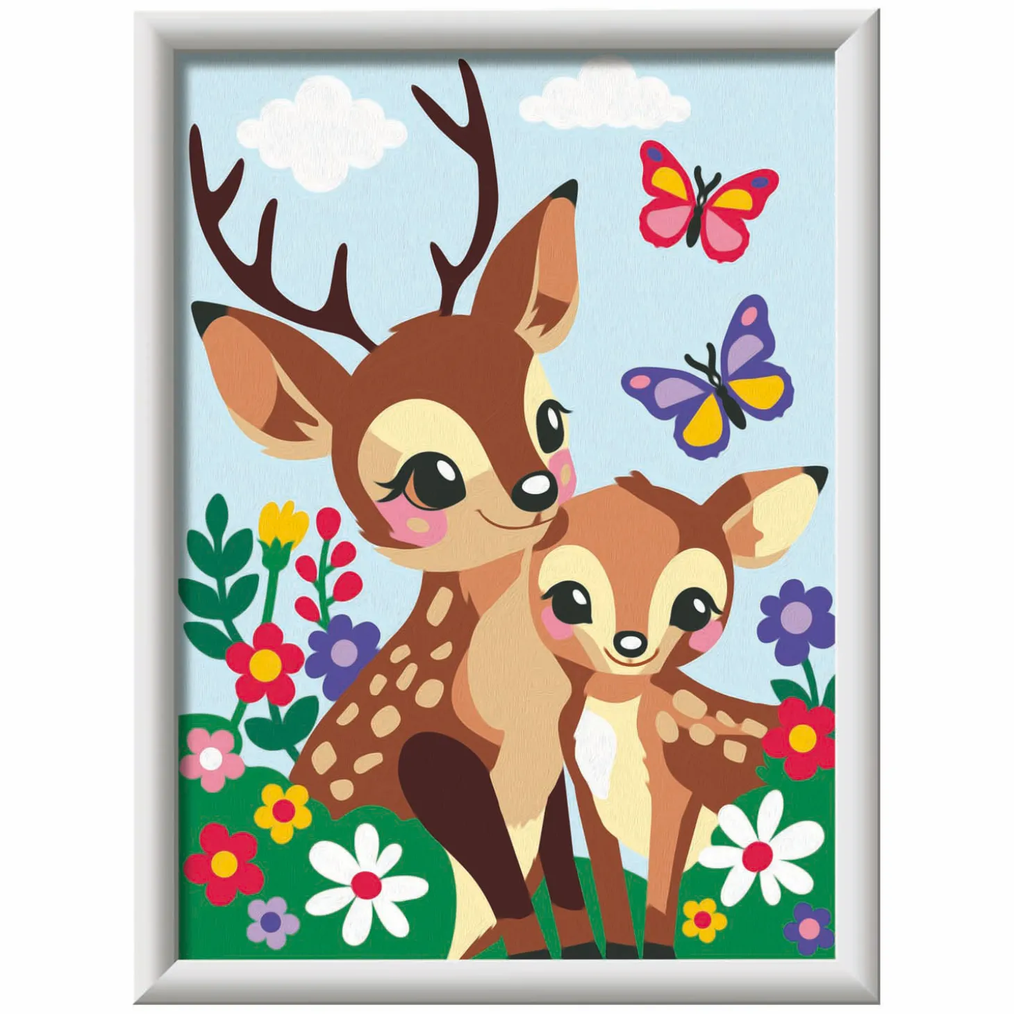 Ravensburger CreArt Schilderen op Nummer - Vrolijke Herten