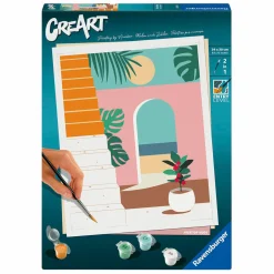 Ravensburger CreArt Schilderen op Nummer - Vakantie