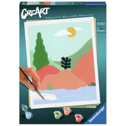 Ravensburger CreArt Schilderen op Nummer - At The Lake