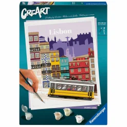 Ravensburger CreArt Schilderen op Nummer - Lissabon