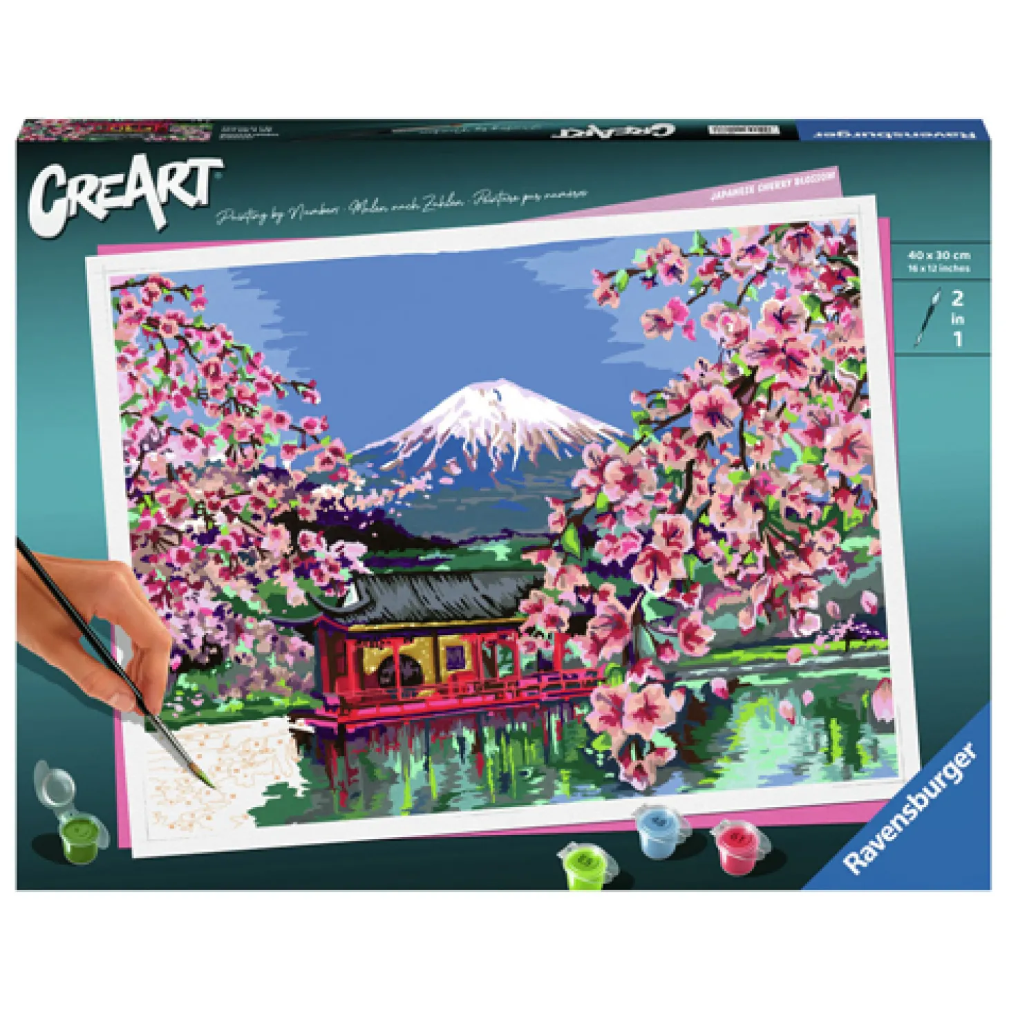 Ravensburger CreArt Schilderen op Nummer - Japanese Cherry Blossom