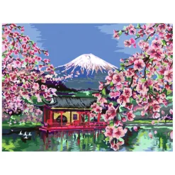 Ravensburger CreArt Schilderen op Nummer - Japanese Cherry Blossom