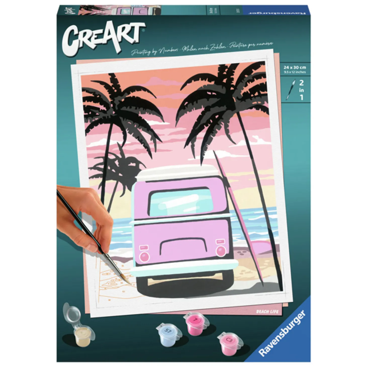 Ravensburger CreArt Schilderen op Nummer - Beach Life