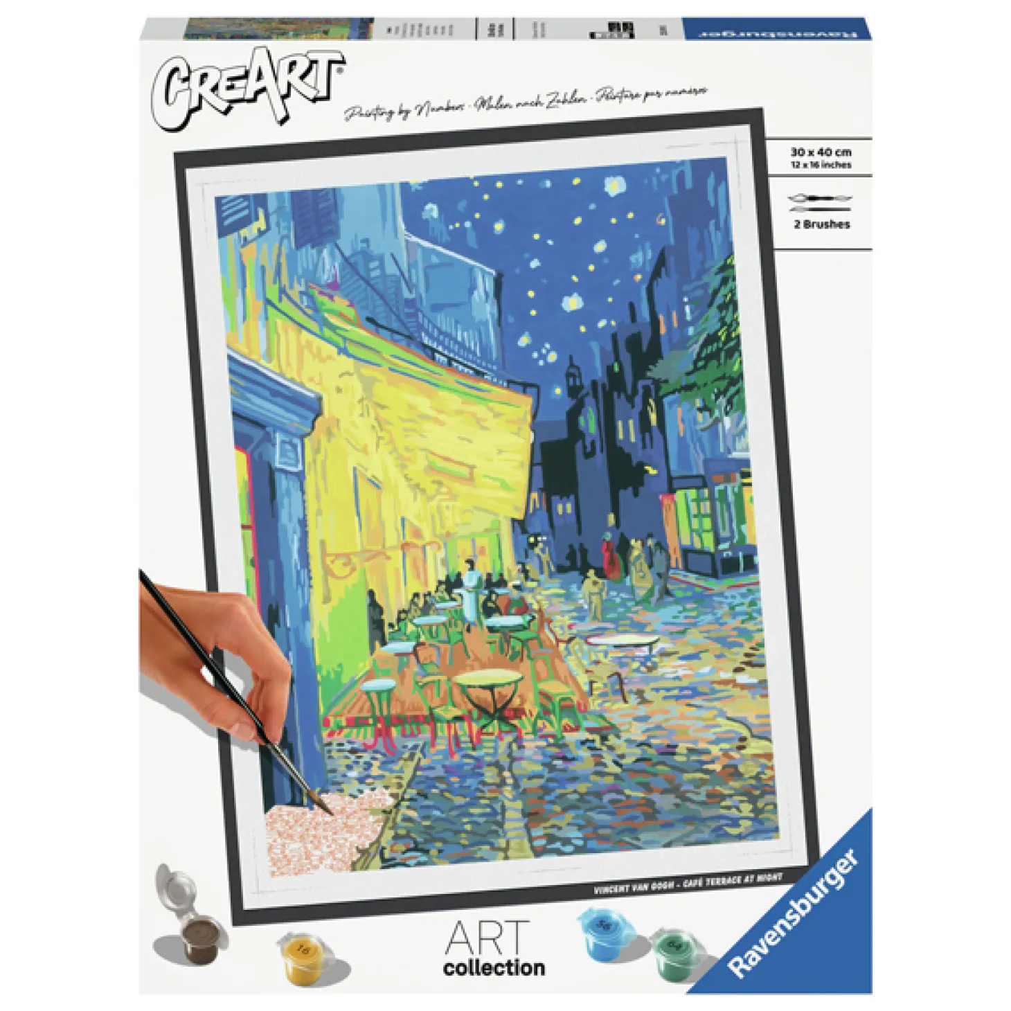 Ravensburger CreArt Schilderen op Nummer - Cafe Terrace Van Gogh