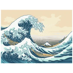 Ravensburger CreArt Schilderen op Nummer - Hoksusai: The Great Wave