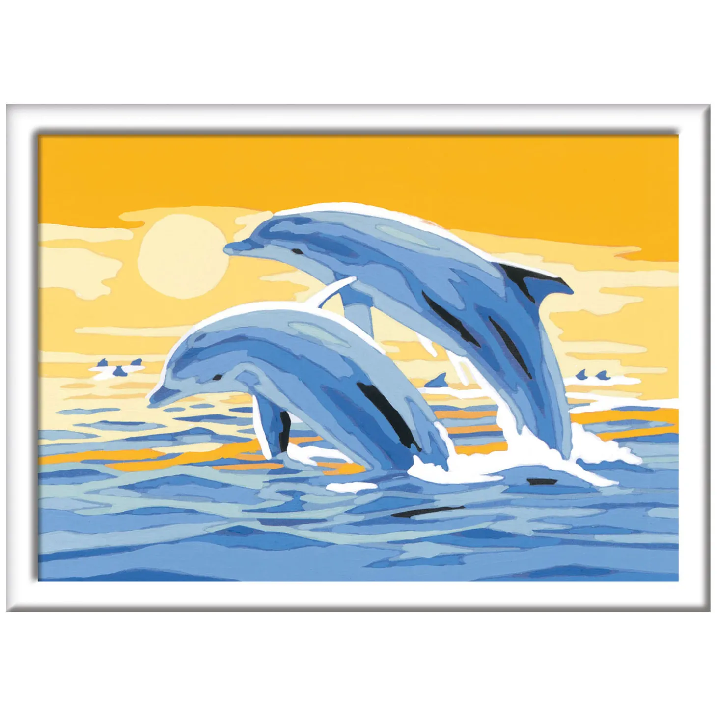 Ravensburger CreArt Schilderen op Nummer - Vrolijke Dolfijnen