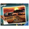 Ravensburger CreArt Schilderen op Nummer - Savannah Landscapes