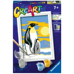 Ravensburger CreArt Schilderen op Nummer - Pinguïn Familie