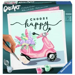 Ravensburger CreArt Schilderen op Nummer - Choose Happy